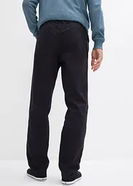 Regular fit instapbroek van katoen, straight (set van 2), bonprix