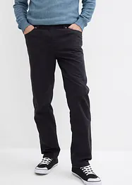 Regular fit instapbroek van katoen, straight (set van 2), bonprix