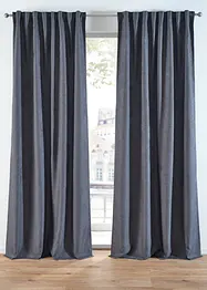 Verduisterend gordijn met lichte structuur (set van 2), bonprix