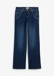 Straight stretch jeans mid waist, bonprix