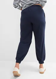 Joggingbroek met wijde pijpen, enkellang, bonprix