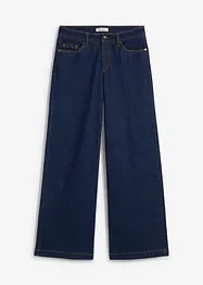 Wide leg jeans, mid waist, full length, bonprix