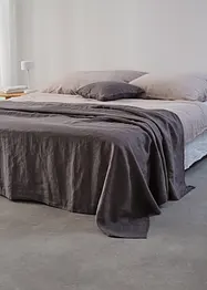 Veelzijdige linnen plaid van hooge kwaliteit, bonprix