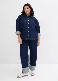 Denim shacket, oversized, bonprix