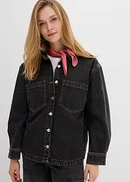 Denim shacket, oversized, bonprix