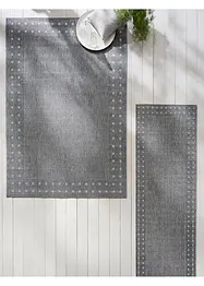 Binnen- en buitenkleed met boord, bonprix