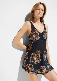 Corrigerende badpakjurk met V-hals, medium corrigerend, bonprix