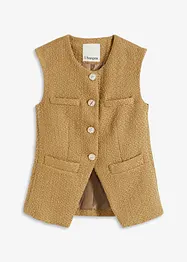Mouwloze bouclé blazer, bonprix