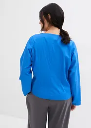 Blouse met watervalhals, bonprix
