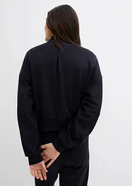 Oversized bomber met viscose, bonprix