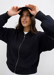 Oversized bomber met viscose, bonprix
