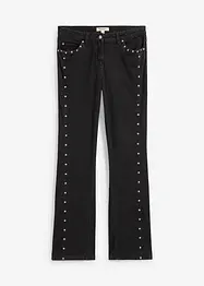 Straight stretch jeans mid waist, bonprix