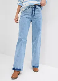 Wide leg jeans, mid waist, bonprix