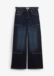 Wide leg jeans, mid waist, bonprix