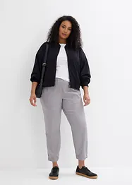 Oversized bomber met viscose, bonprix