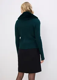 Vest met imitatiebont, bonprix