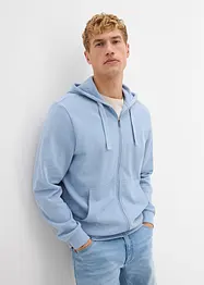Sweater met capuchon en ritssluiting, bonprix