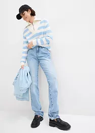 Straight jeans, mid waist, comfortabele band, bonprix