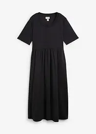 Wijd uitlopende jersey jurk, bonprix