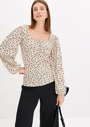 Longshirt met rimpels, bonprix