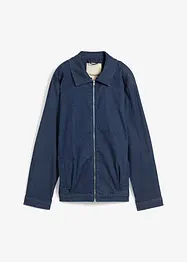 Spijkerjas in blousonstijl, met ritssluiting, bonprix