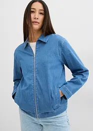 Spijkerjas in blousonstijl, met ritssluiting, bonprix