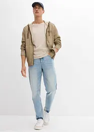 Klassieke stretch jeans, tapered en cropped, bonprix