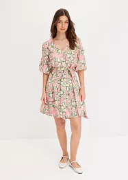 Mini jurk van zachte viscosemix, bonprix
