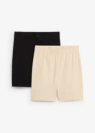 Korte high waist legging (set van 2), bonprix