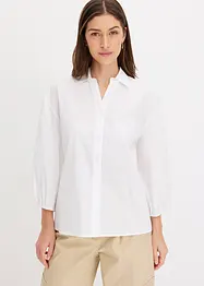 High-low blouse met ballonmouwen, bonprix