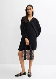 Mini jurk in een vicose-mix, bonprix