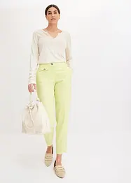 Henley shirt van zachte viscose, bonprix