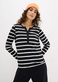 Henley shirt van biologisch katoen, bonprix