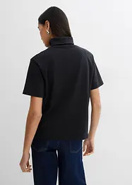 Shirt met col van biologisch katoen, bonprix