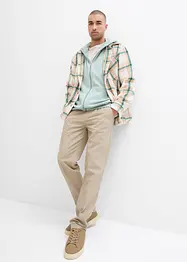 Sweatjack met capuchon van puur biologisch katoen, loose fit, bonprix
