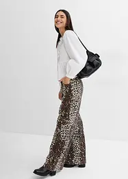 Blouse met lussen, bonprix