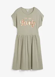 Gedessineerde shirtjurk van viscosemix, bonprix
