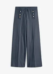 Twill broek met docoratieve knopen, bonprix