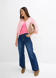Lange blouse van katoen-popeline, bonprix