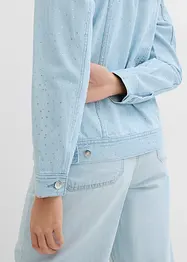 Spijkerjas met strass, bonprix