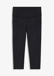 Comfortabele capri legging met smartphone zakje, sneldrogend, bonprix