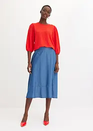 Midirok met elastisch tailleband, bonprix