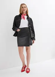Spijkerrok wikkel-look, bonprix