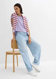 Oversized shirt van vloeiende viscose, bonprix