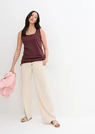 Longtop van katoen met carréhals, bonprix