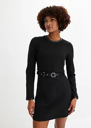 Mini jurk met spijkerriem, bonprix