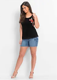 Top met borduursel, bonprix