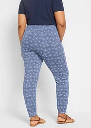Jersey broek met print van soepele viscosemix, bonprix