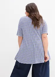 Lange shirt tuniek, korte mouw, bonprix