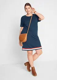 Jersey jurk van zachte viscosemix, korte mouw, bonprix